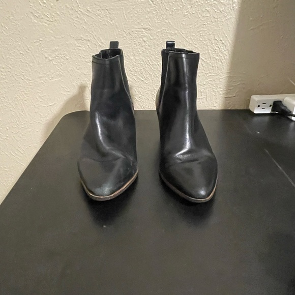 Lucky brand Black Leather Ankle Boots - Picture 2 of 5